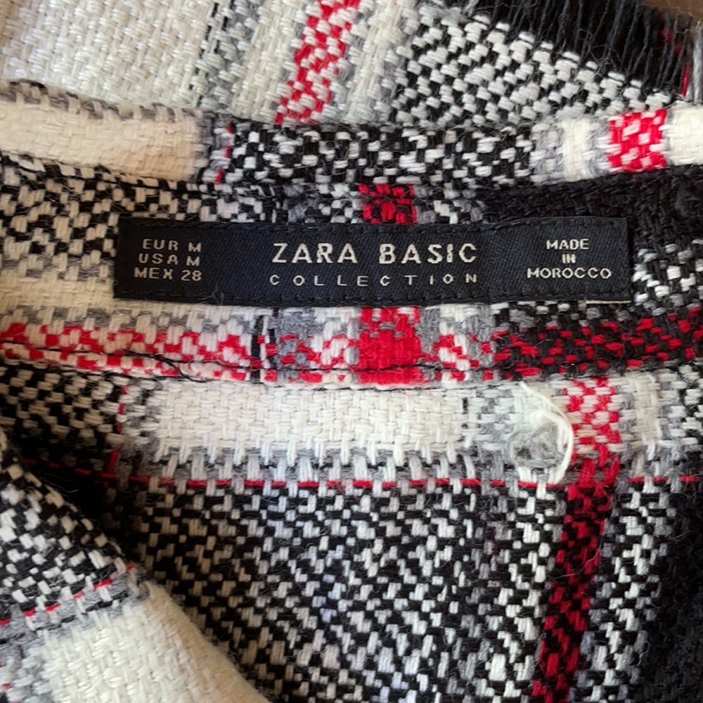 Zara Plaid mini/tunic NWOT - Picture 11 of 13